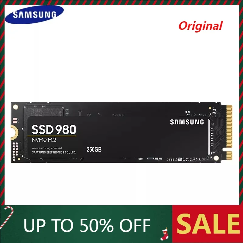 100% Original SAMSUNG SSD 980 NVMe M.2 250GB 500GB 1TB disco duro interno de estado sólido M2 2280 TLC PCIe Gen 3,0x4 para ordenador PC
