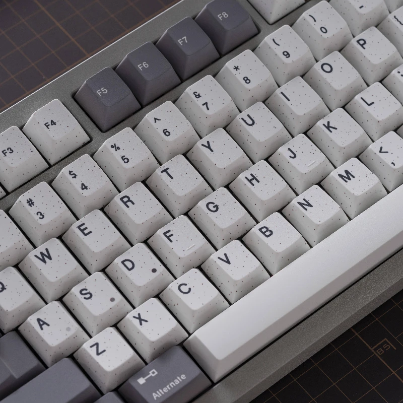 WhirlWind Keycap personalizado blanco profundo Beige sublimación PBT Keycaps perfil de cereza lindo Simple tapa de llave para Wooting 60 MX Switch - imagen 3
