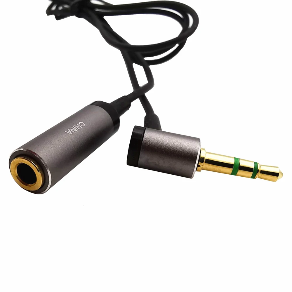 Cables de Audio estéreo M/F macho a hembra de 3,5mm, Cables para PC, IPod, Mp3, 1m