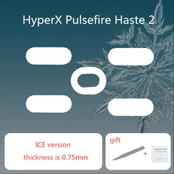 HyperX Pulsefire Haste 2 Ice – Hiperdeslizadores para Ratón