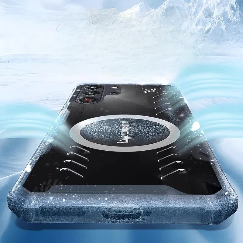 Funda magnética para Nubia Red Magic 10 Pro + disipación de calor funda trasera de carga inalámbrica para Red Magic 10Pro 10Pro + Shell - imagen 3