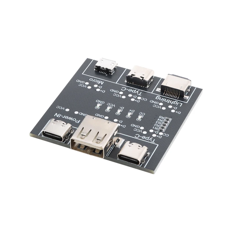 Cable de datos USB Placa de detección de encendido y apagado para puerto Micro tipo C DT3 probador de Cable USB detección rápida ligero duradero