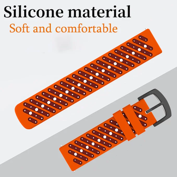 Correa de silicona de 22mm para Samsung Galaxy Watch 3, pulsera de 45mm para Galaxy Watch de 46mm Gear S3 Frontier, pulsera clásica - imagen 5