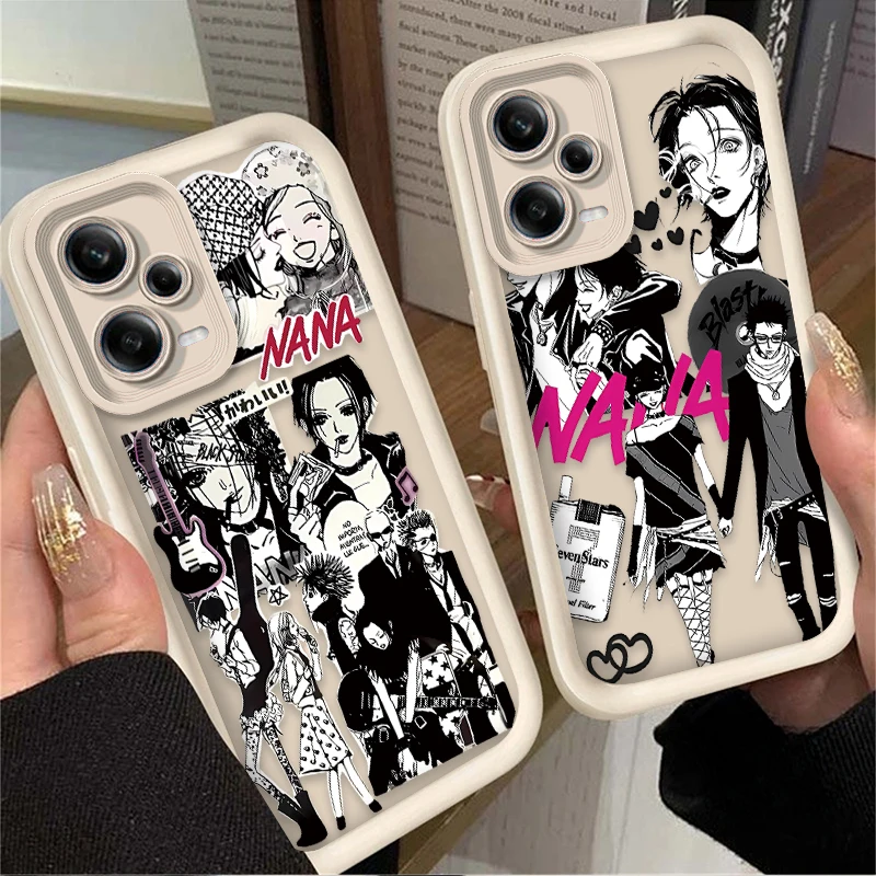 Cool Anime Oosaki Nana funda para Xiaomi Redmi Note 13 14 12 11 Pro Plus 5G 14S 12S 11S 10S 10 9 Redmi 14C 13C 12C 12 4G - imagen 2