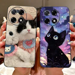 Nuevo diseño de funda de teléfono para Tecno Camon 30S Pro Camon30S CLA5 CLA6, funda trasera suave de silicona negra de TPU para Camon 30S 30SPro 4G