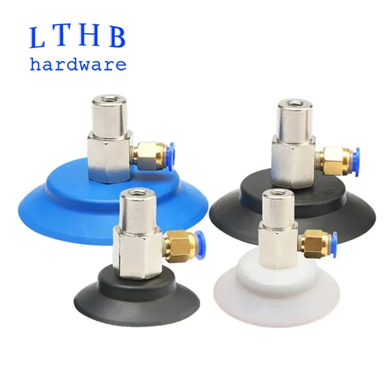 Ventosa de vacío neumática, ventosa de alta resistencia PFG PFYK-60, herramientas de automatización de Robot de brazo mecánico de silicona y NBR de gran potencia