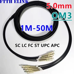 Cable Fibra Óptica Multimodo OM3 Exterior – Conector SC LC