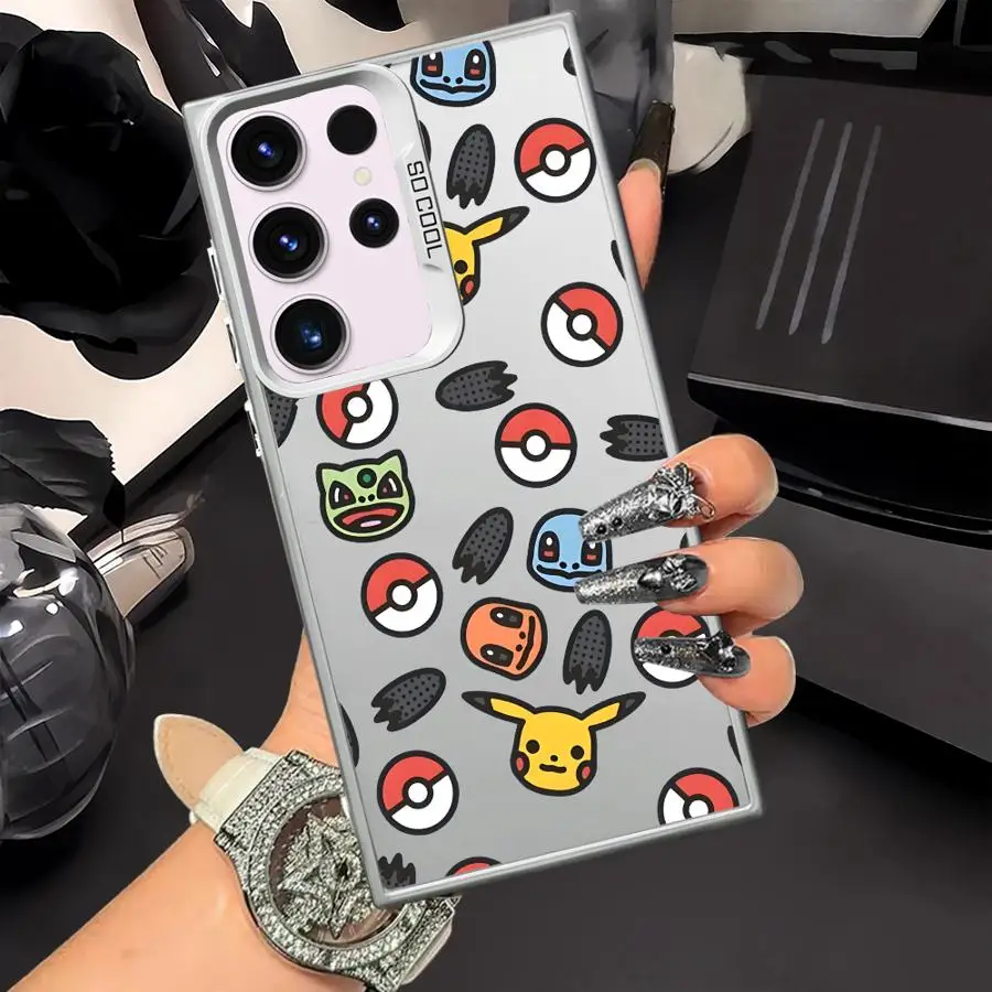 Funda con logotipo de Poke-monS para Samsung Galaxy S22 Note 20 Ultra S25 S21 S23 S20 Plus S24 FE S23 - imagen 4