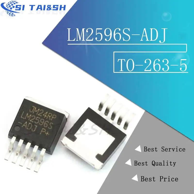 Si Tai & SH 10 unids/lote LM2596S-5.0 LM2596S-ADJ LM2596S LM2596 2596 TO-263 en Stock