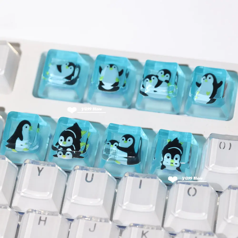 Teclas de resina de perfil OEM bonitas DIY para tapa de teclado mecánico para jugar Cherry Mx Switch - imagen 2