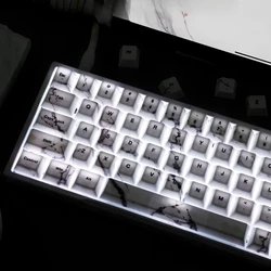 Keycaps PBT Mármol para Teclado Mecánico Switches MX