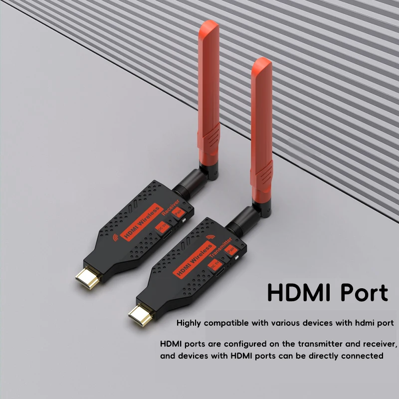 5,8G 1080P 150M inalámbrico Compatible con HDMI transmisor de Audio y vídeo receptor extensor adaptador Dongle para TV Monitor proyector PC - imagen 2