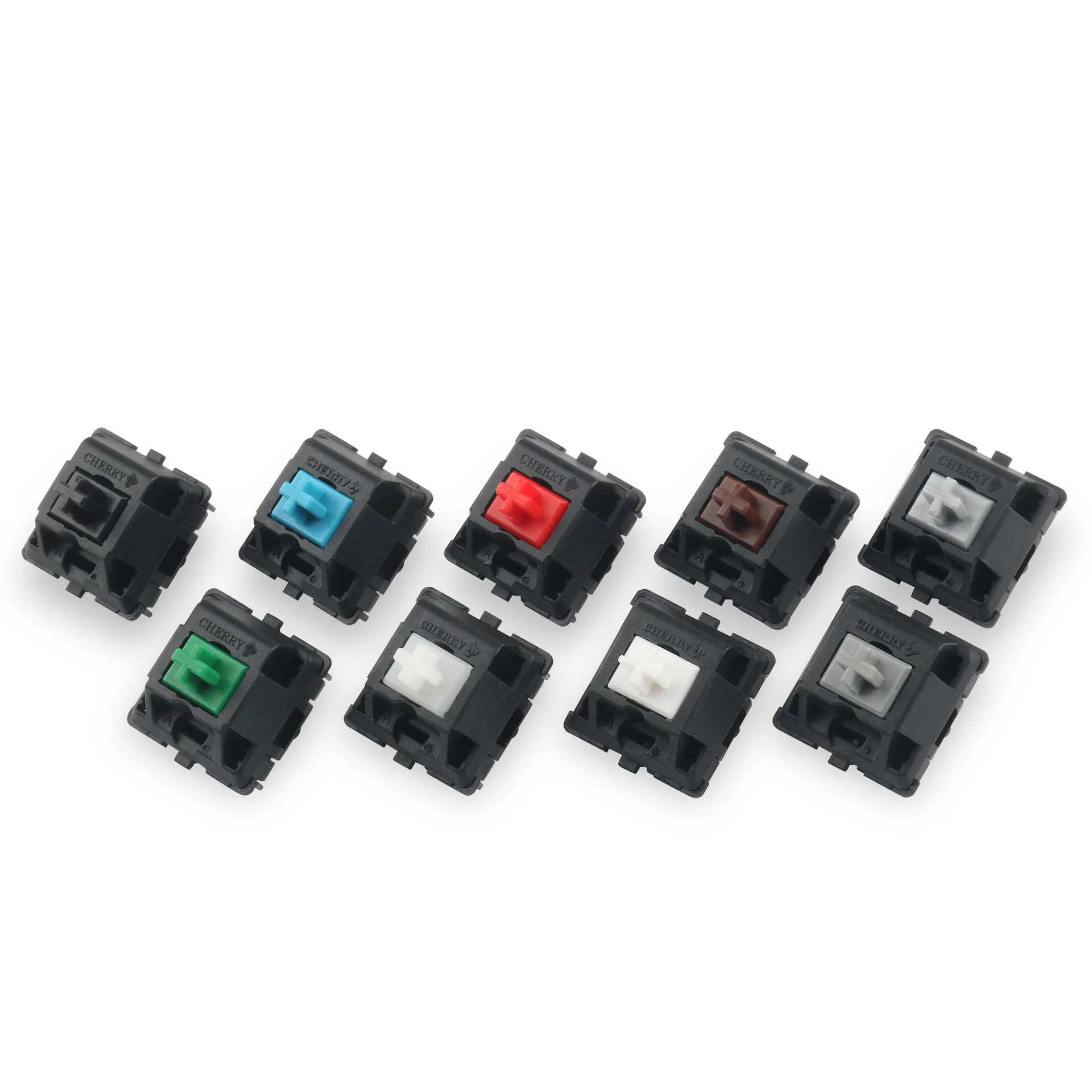 100% interruptor Original Cherry Mx, interruptor de teclado mecánico de 3 pines, interruptores táctiles negros, teclados para juegos, interruptor Compatible - imagen 2