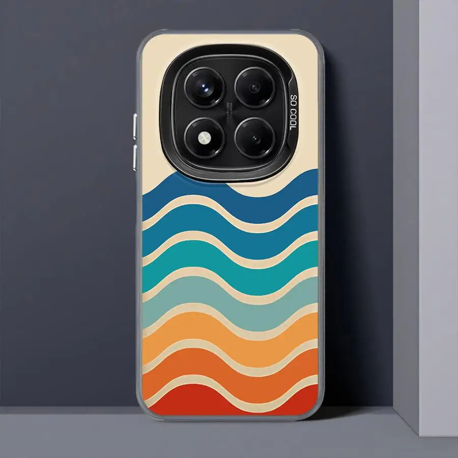 Funda trasera de teléfono para Xiaomi Redmi Note 13 12 11 14 Pro Plus 10Lite 12s 9s 10s 11s rayas Retro - imagen 5