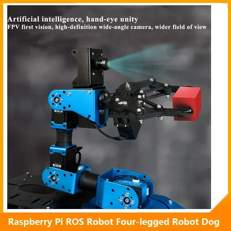 A-rmPi-FPV ROS Manipulador robótico A-rm Raspberry Pi AI Reconocimiento visual Kit de robot de programación Python de código abierto - imagen 4