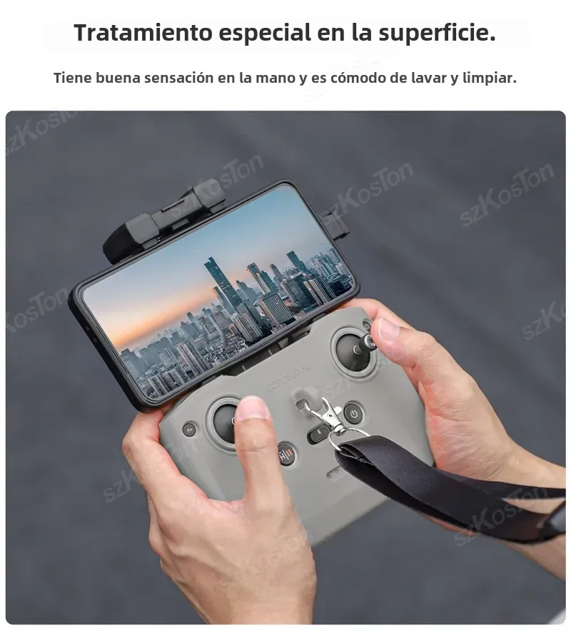 Funda de silicona para DJI RC N3/N2/N1, cubierta protectora a prueba de polvo, correa para DJI Neo/Air 3S/Mini 4 Pro/Mini 4K, accesorios para drones - imagen 5