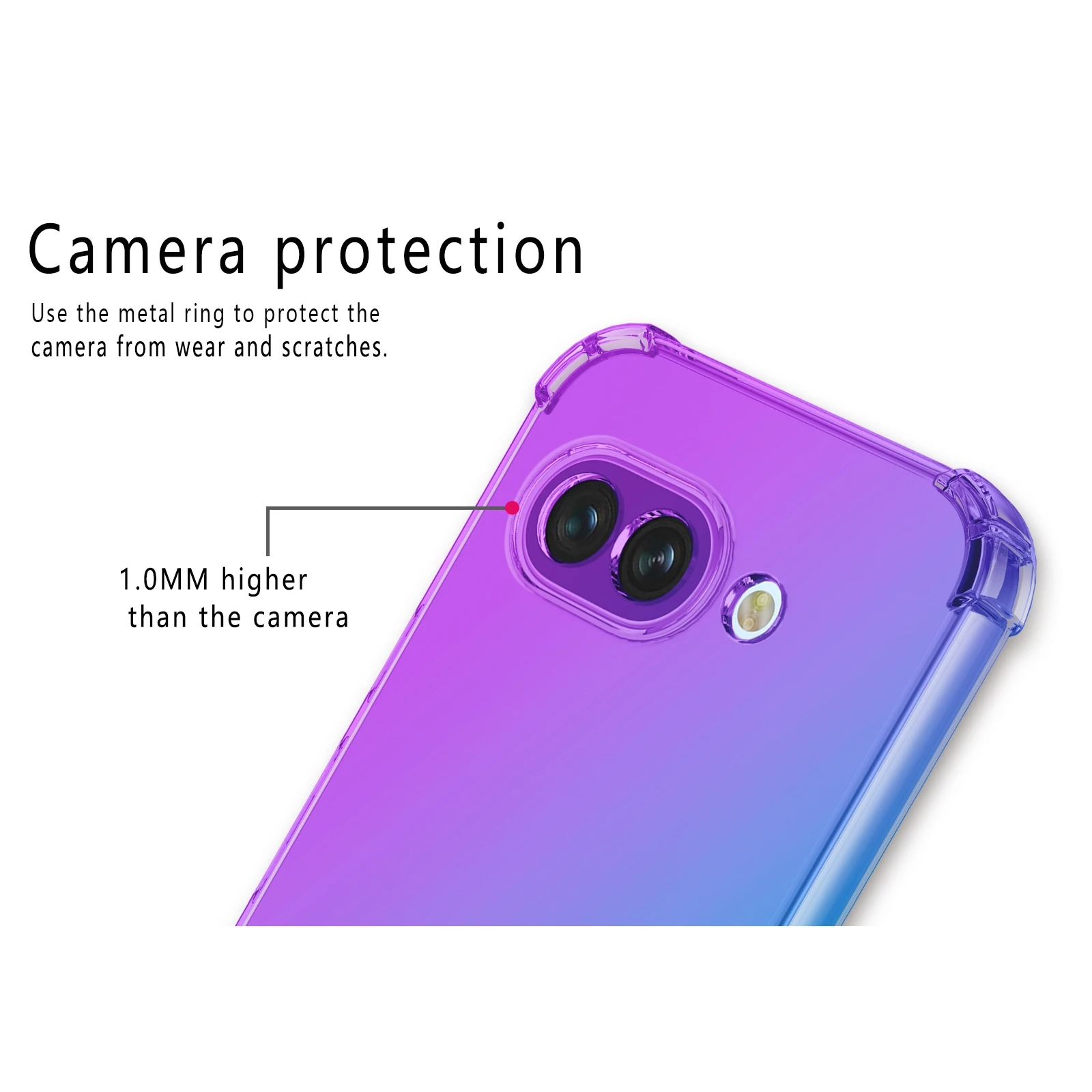 Funda de TPU con gradiente a prueba de golpes para Google Pixel 10 Pro XL, funda protectora para Pixel 9A 9 Pro XL, funda protectora, Coque - imagen 3