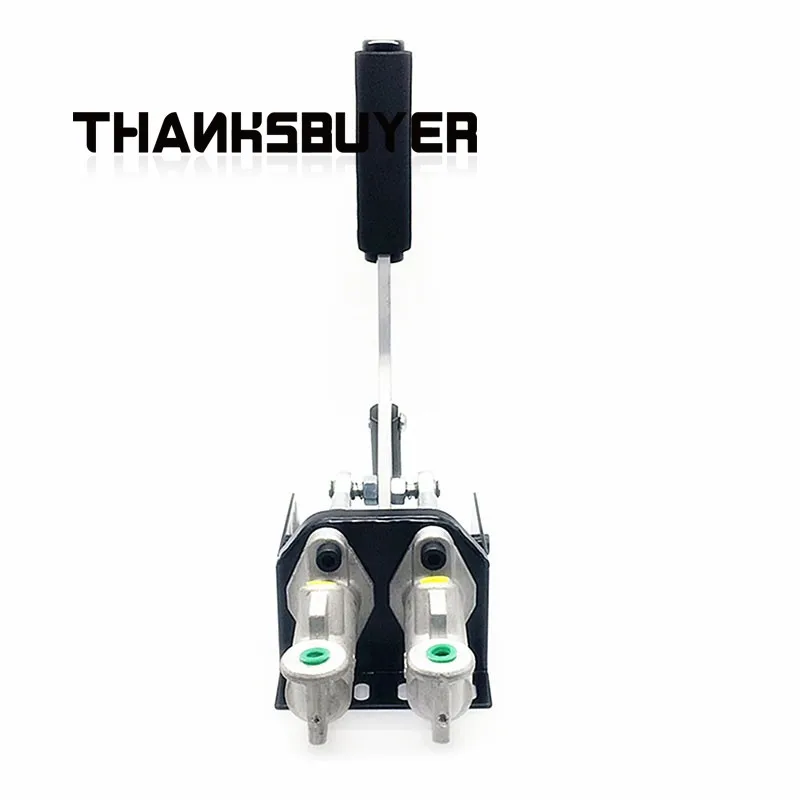 Simplayer Freno de mano de carreras de doble cilindro Freno de mano hidráulico de aluminio universal para juegos de deriva - imagen 4