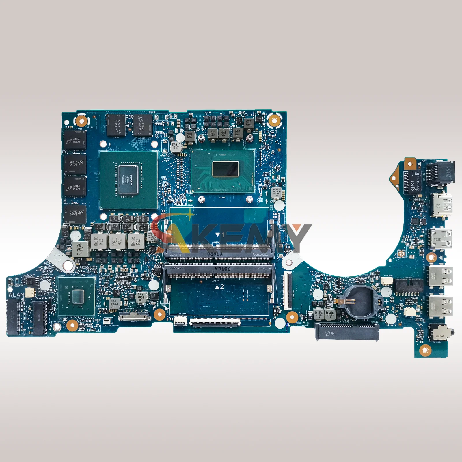 Placa base para ordenador portátil FX705GM para ASUS TUF Gaming FX705 FX705GM FX705GU FX705GV placa base para portátil con CPU I5 I7 I9 100% pruebas OK - imagen 3