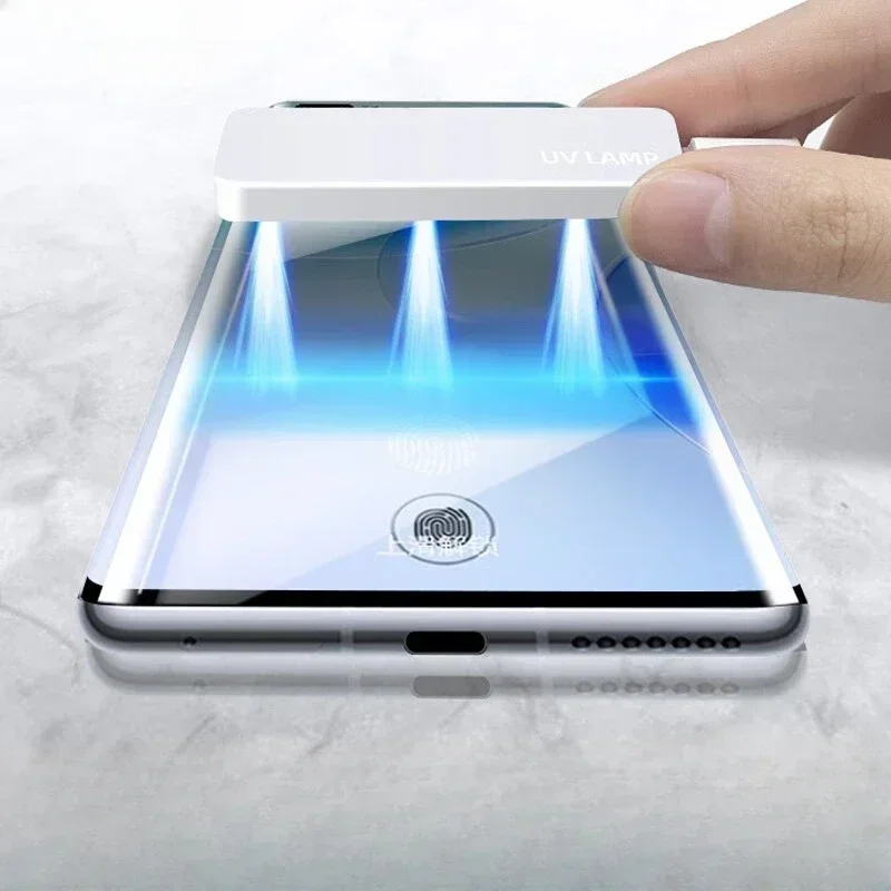 Vidrio templado UV para Honor Magic6 Pro HD, protectores de pantalla antiazules mate para Magic 6 Magic6Pro, película protectora de pegamento completo - imagen 3