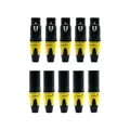 5 sets Black Yellow