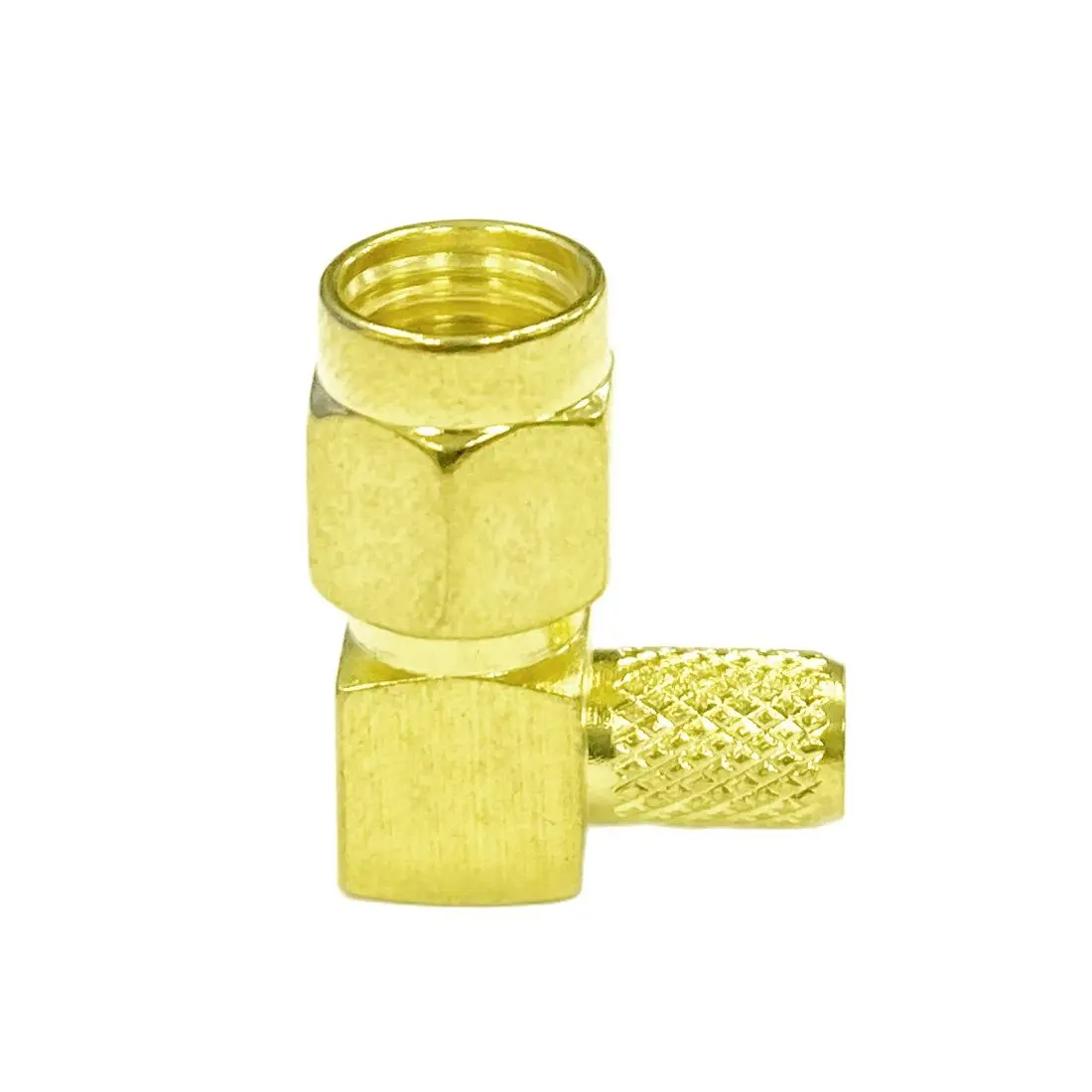 Conector RF de ángulo recto para Cable LMR195 RG58 RG142, Terminal de Cable de 90 grados, piezas inversa, 10 RP-SMA - imagen 5