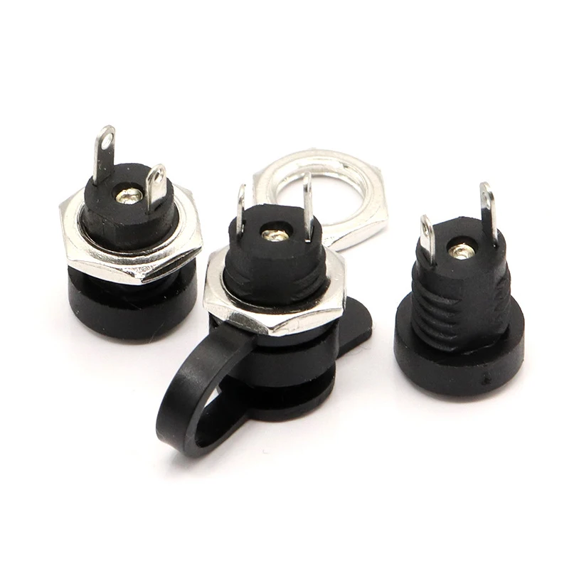 Toma de interfaz de alimentación CC con asiento madre roscado DC-022B 5525/5521 - imagen 5