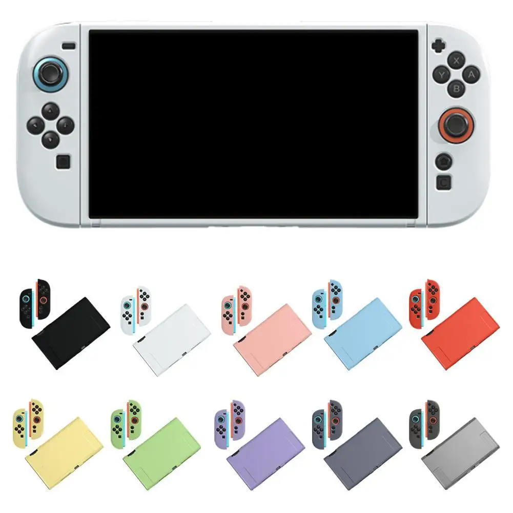 Para Switch 2 funda mate dividida TPU cubierta protectora transparente para Switch 2 carcasa suave a prueba de golpes con diseño antiarañazos - imagen 4