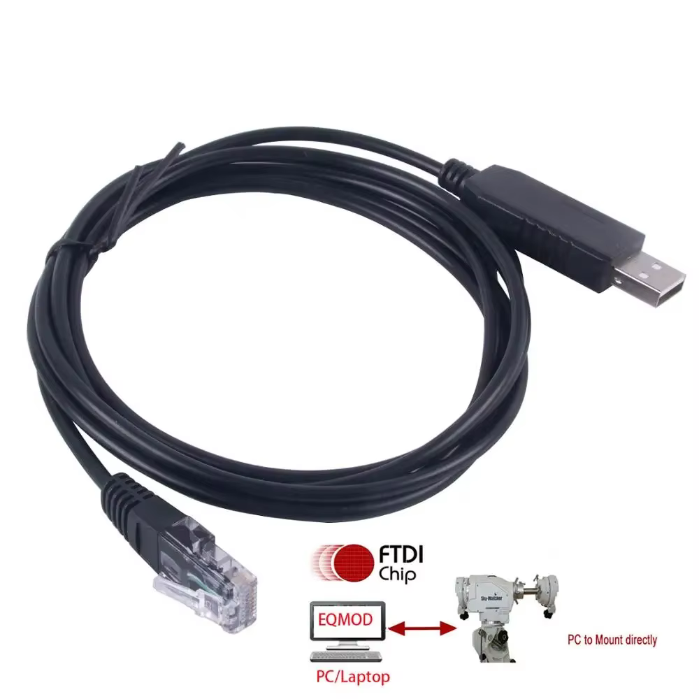 Skywatcher Cable Control Montura Goto EQMOD Asiair – HEQ5 Pro AZEQ6 - imagen 3