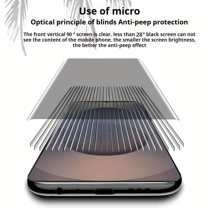 3 uds Protector de pantalla de privacidad para Samsung A05 A12 A13 A14 A15 A21 A22 A23 A24 A25 A26 A32 A33 A34 A35 A51 A52S A53 A54 A55 película - imagen 4