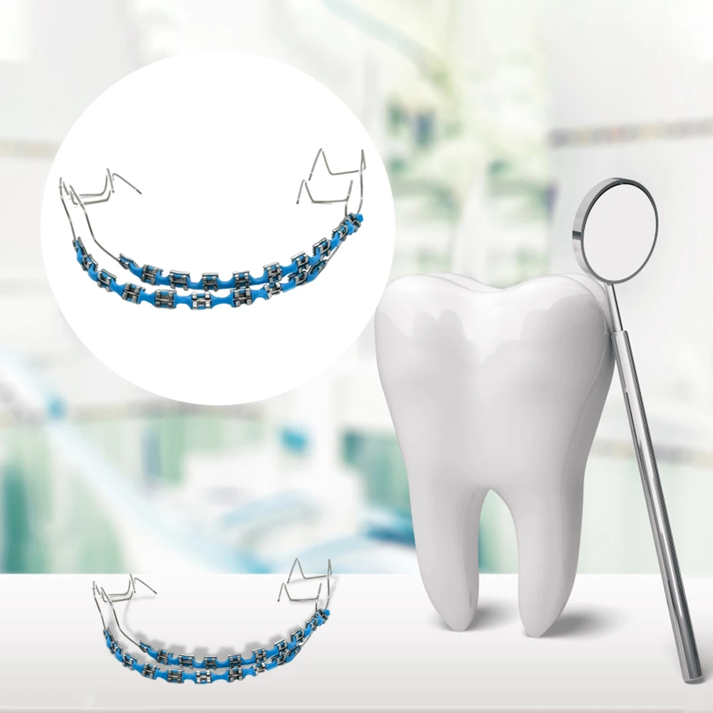 Decoración dental temporal, aparatos dentales falsos, aparatos ortopédicos, soporte de Metal Dental, accesorios de práctica para estudiantes dentales - imagen 3