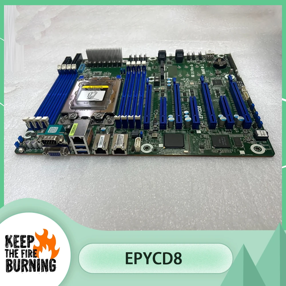Placa base de servidor EPYCD8 DDR4 SATA3 PCIe3.0 LGA4094 Familia de procesadores serie EPYC 7002/7001 - imagen 2