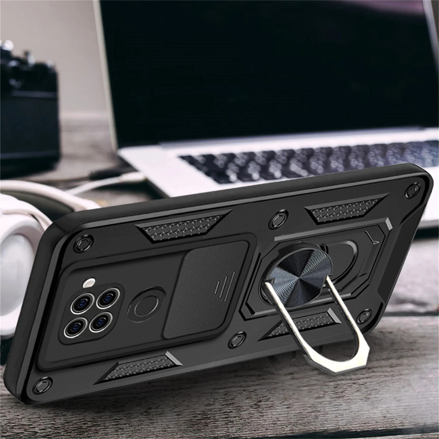 Para Xiaomi Redmi Note Not 9 4G funda con anillo magnético soporte contraportada para Redmy No 9 4G fundas de teléfono con armadura a prueba de golpes - imagen 4