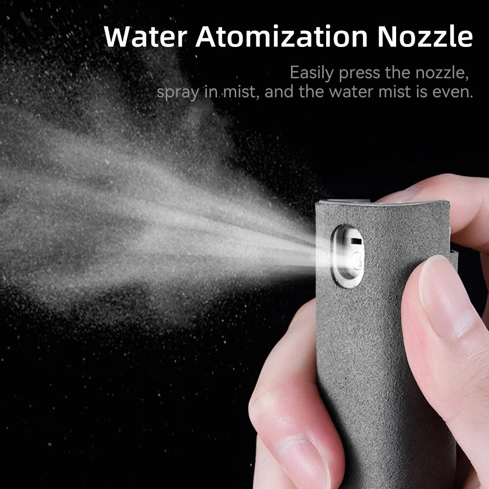 Spray limpiador de pantalla 2 en 1, juego de tela de microfibra sin líquido de limpieza, eliminación de polvo de pantalla de ordenador, iPad, teléfono, 10 colores - imagen 2