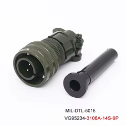 Conector Aviación MIL-DTL-5015 14S-9S MS3106A