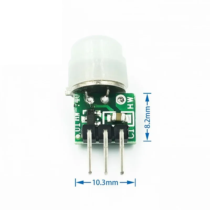 HC-SR312 Mini módulo PIR infrarrojo piroeléctrico IR Sensor humano de movimiento módulo Detector automático módulo de Sensor AM312 DC 2,7-12V - imagen 4