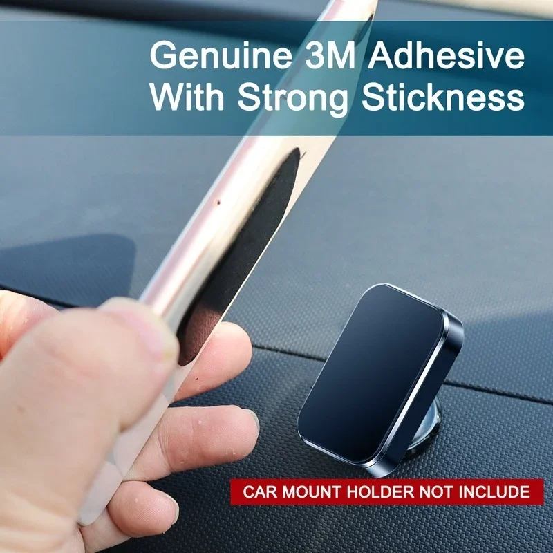 Disco magnético para soporte de teléfono de coche, placa de Metal magnética, hojas de hierro de cuero para montaje en ventilación de aire, soporte para coche - imagen 3