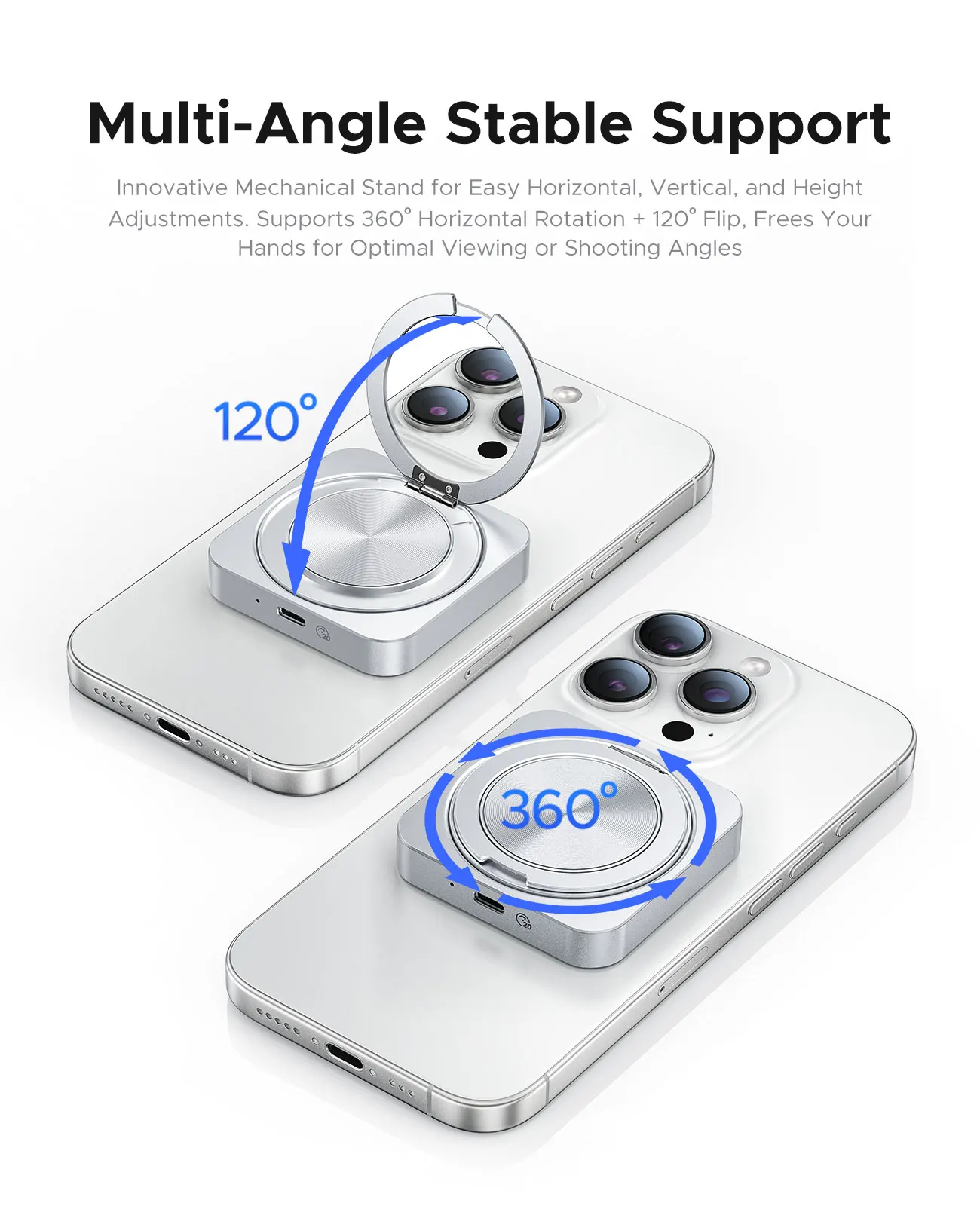ORICO SSD externo magnético con soporte de 360 hasta 2000 MB/s 4K ProRes HDR Record and Store, aleación de aluminio MagSafe portátil - imagen 4