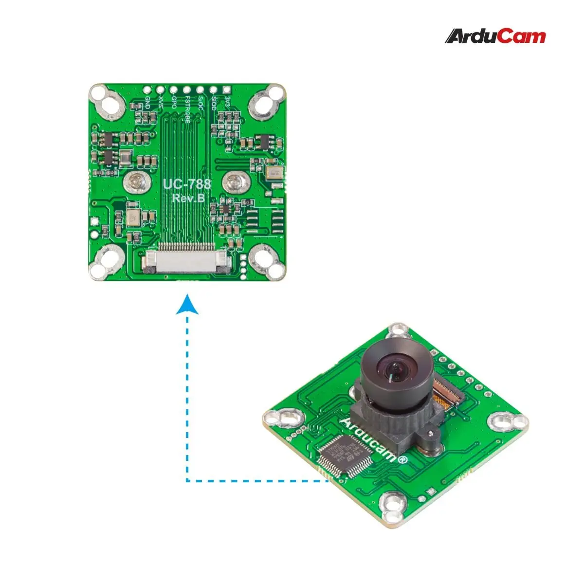 Módulos de cámara en color Arducam 2MP Global Shutter OG02B10 Pivariedad - imagen 4