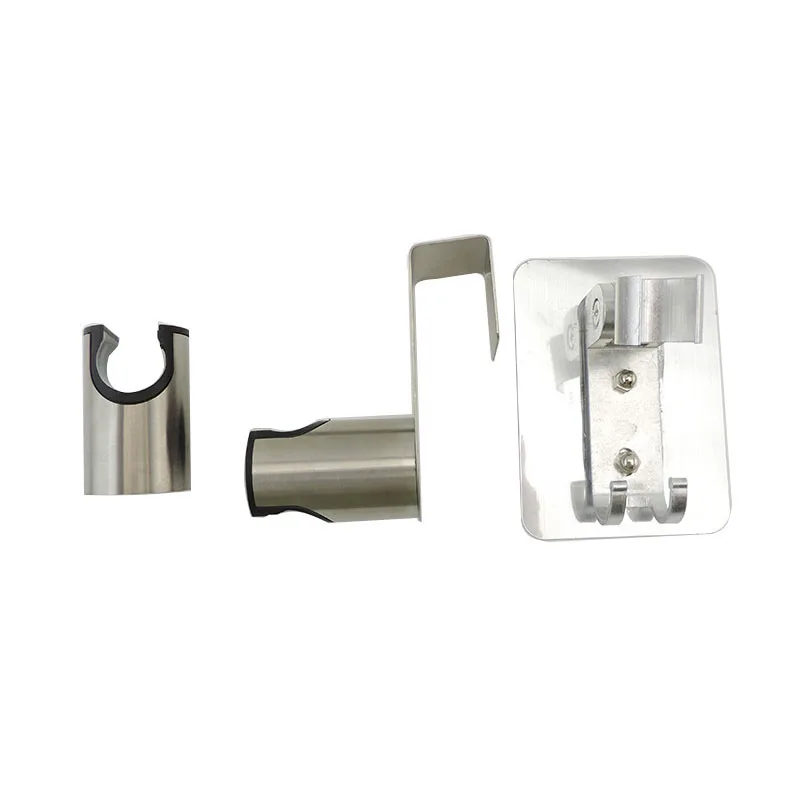 Pulverizador de grifo de bidé de mano de acero inoxidable plateado, cabezal de ducha, rociador de autolimpieza, soporte de tanque de WC, inodoro para Baño n - imagen 4