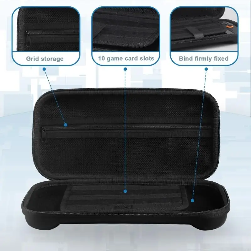 Bolso almacenamiento D5BB para NS2 Gaming Accessors Bock -Propon caja portátil portátil transporte - imagen 3