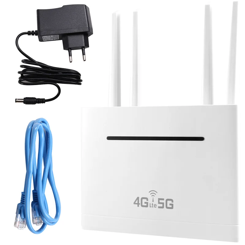 Enrutador WIFI 4G, enrutador doméstico inalámbrico de 300Mbps, 4 antenas externas, enrutador Wifi con tarjeta SIM 4G - imagen 3
