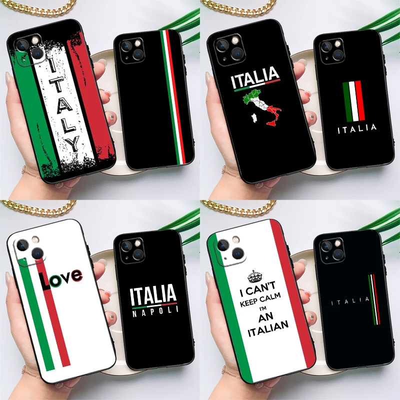 Funda italiana Vintage con bandera de Italia para OPPO Find X8 X6 X9 Pro OPPO Reno 14F 11F 12F 13F 7 8 Lite 10 11 12 13 14 Pro