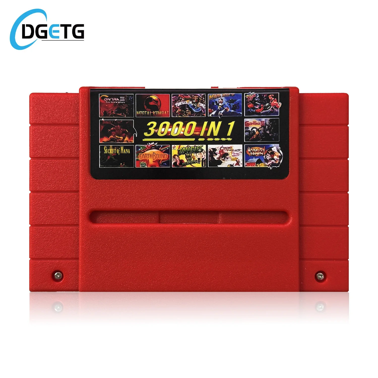 Tarjeta de juego SFC 3000 en 1, tarjeta de juego SNES para Super Famicom US, accesorios para consola de juegos de 16 bits con tarjeta TF de 8GB