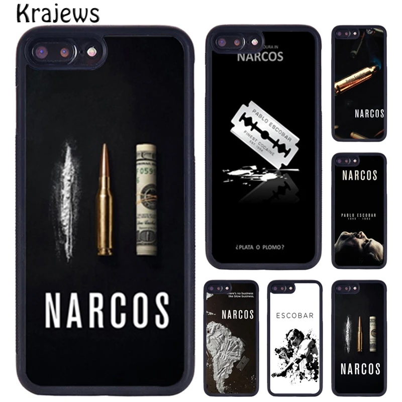 Krajews Narcos Pablo Escobar TV Show funda de teléfono para iPhone 17 Air 16 15 14 11 12 13 Pro MAX Plus