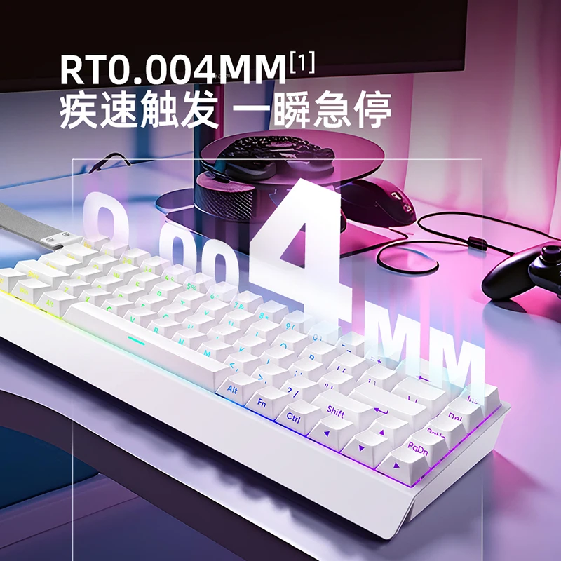 Teclado mecánico Mercury68 Pro IROK E-sport 8K interruptor magnético para juegos RGB batería larga teclado para juegos de intercambio en caliente personalizado - imagen 3