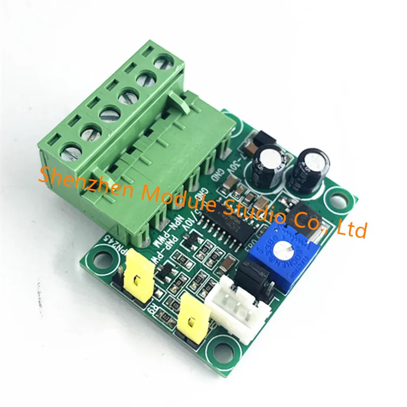 DC 0-5V/0-10V a 0-100% voltaje de entrada analógico a generador de señal PWM PLC módulo convertidor AD PNP-PWM/NPN-PWM salida de nivel de 5V 24V - imagen 3