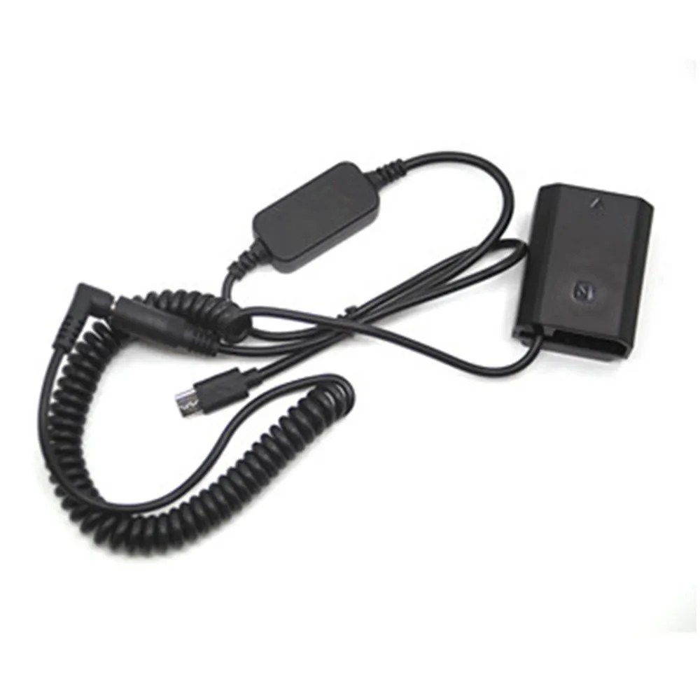 Cable de alimentación USB tipo C + acoplador CC NP-FZ100, batería falsa FZ100 para Sony A9 A7M3 A7M4 A7IV A6600 A7RM3 A7RIII ILCE-9 A7RM4 A7RIV - imagen 5