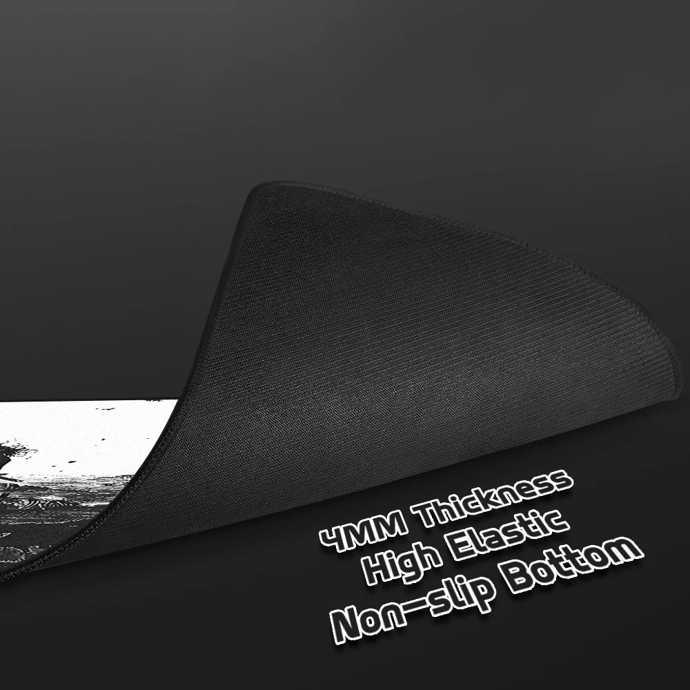 Alfombrilla de ratón Premium Speed Raven para Gamer, 40x45cm, alfombrilla de ratón para juegos electrónicos, alfombrilla de ratón profesional para juegos, alfombrilla de escritorio de superficie ultrafina - imagen 3