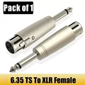 6.35-TS To XLR-F